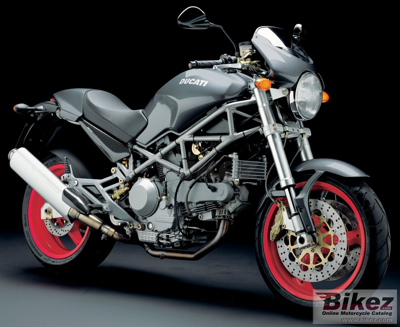 Big Ducati monster 1000 s picture and wallpaper from Bikez.com